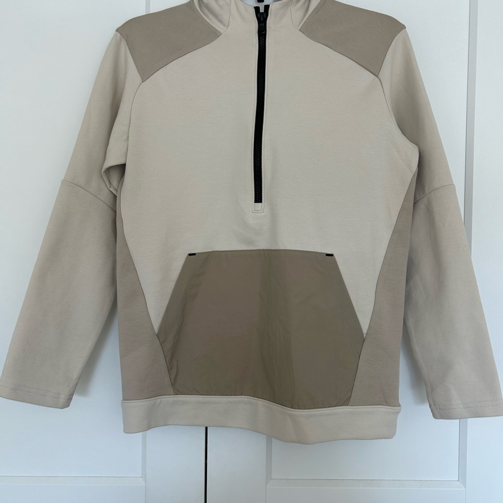 Old Navy Cream Quarter-Zip Pullover